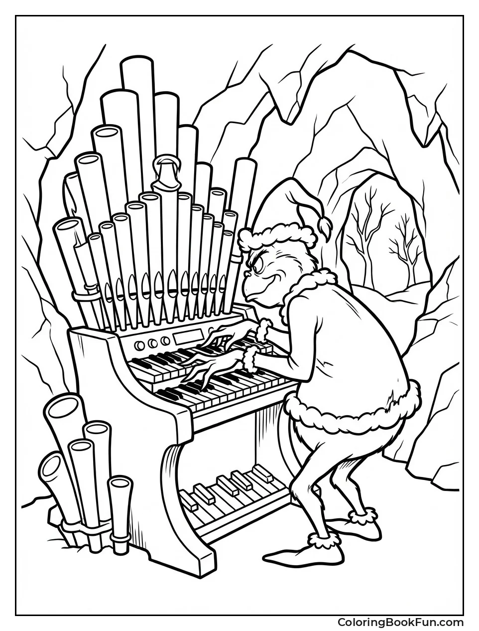 Grinch Plays Giant Organ