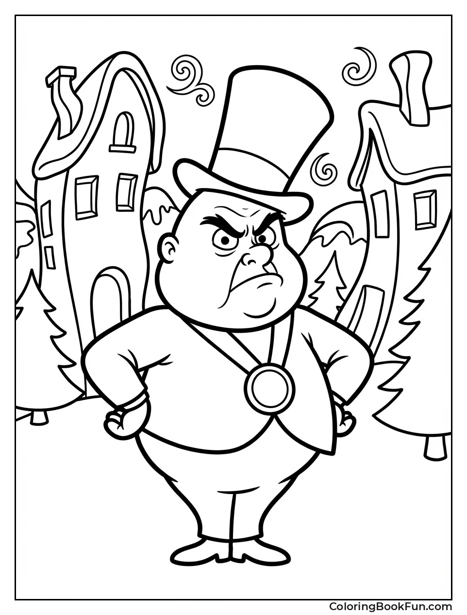 Mayor Stands in Top Hat