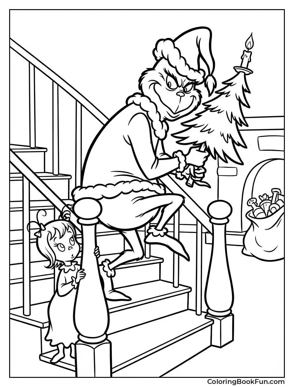 Grinch Steals Tiny Tree