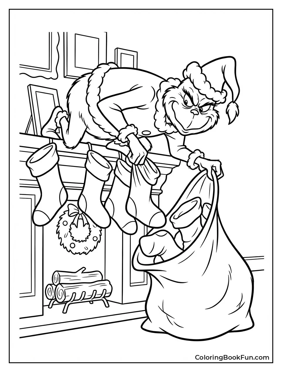 Grinch Stuff Stuffings Sack