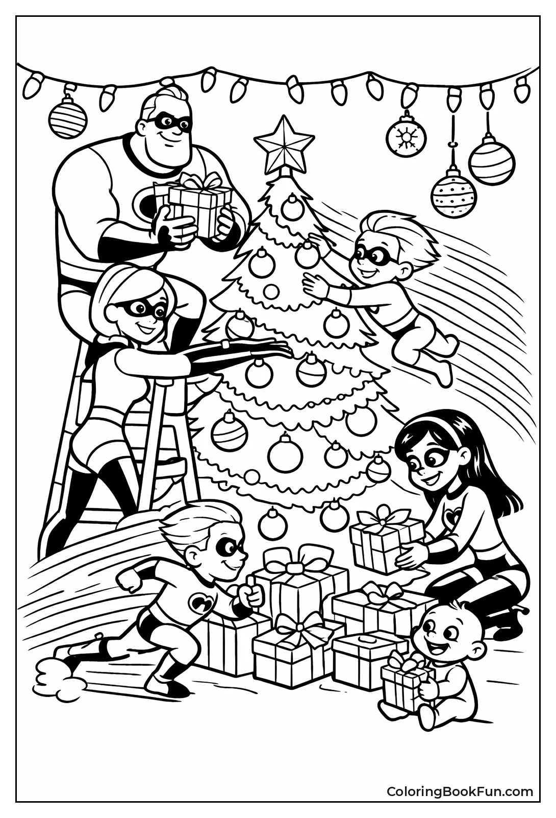 Super Family Christmas Tree