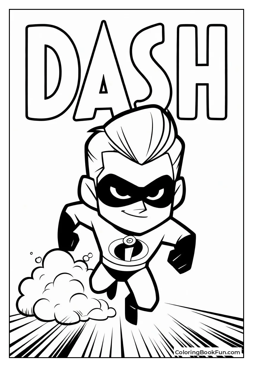 Dash Runs with Speed Lines