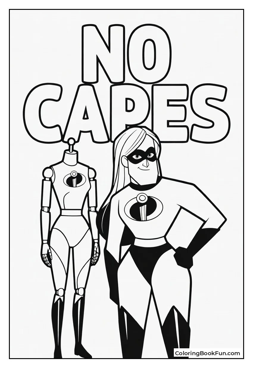 Edna in Super Suit Studio