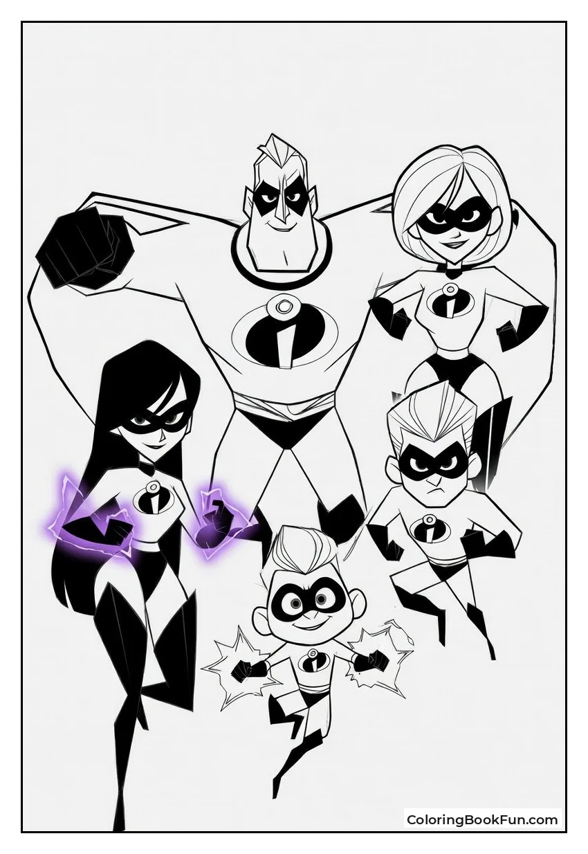 Parr Family Powers in Circle