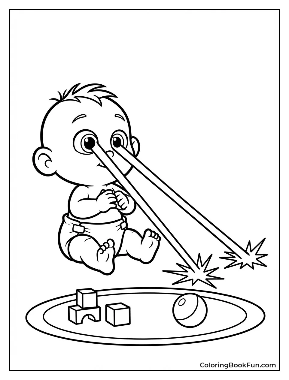 Jack-Jack Shooting Laser Beams