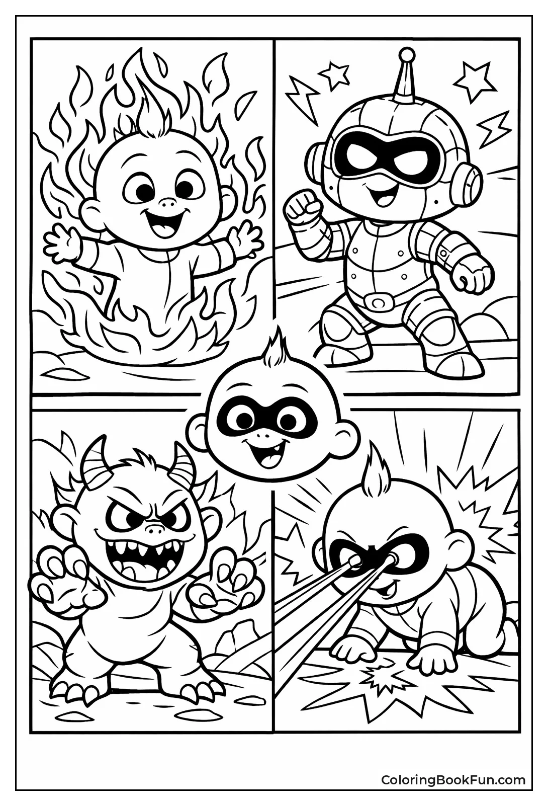 Jack-Jack Powers Montage