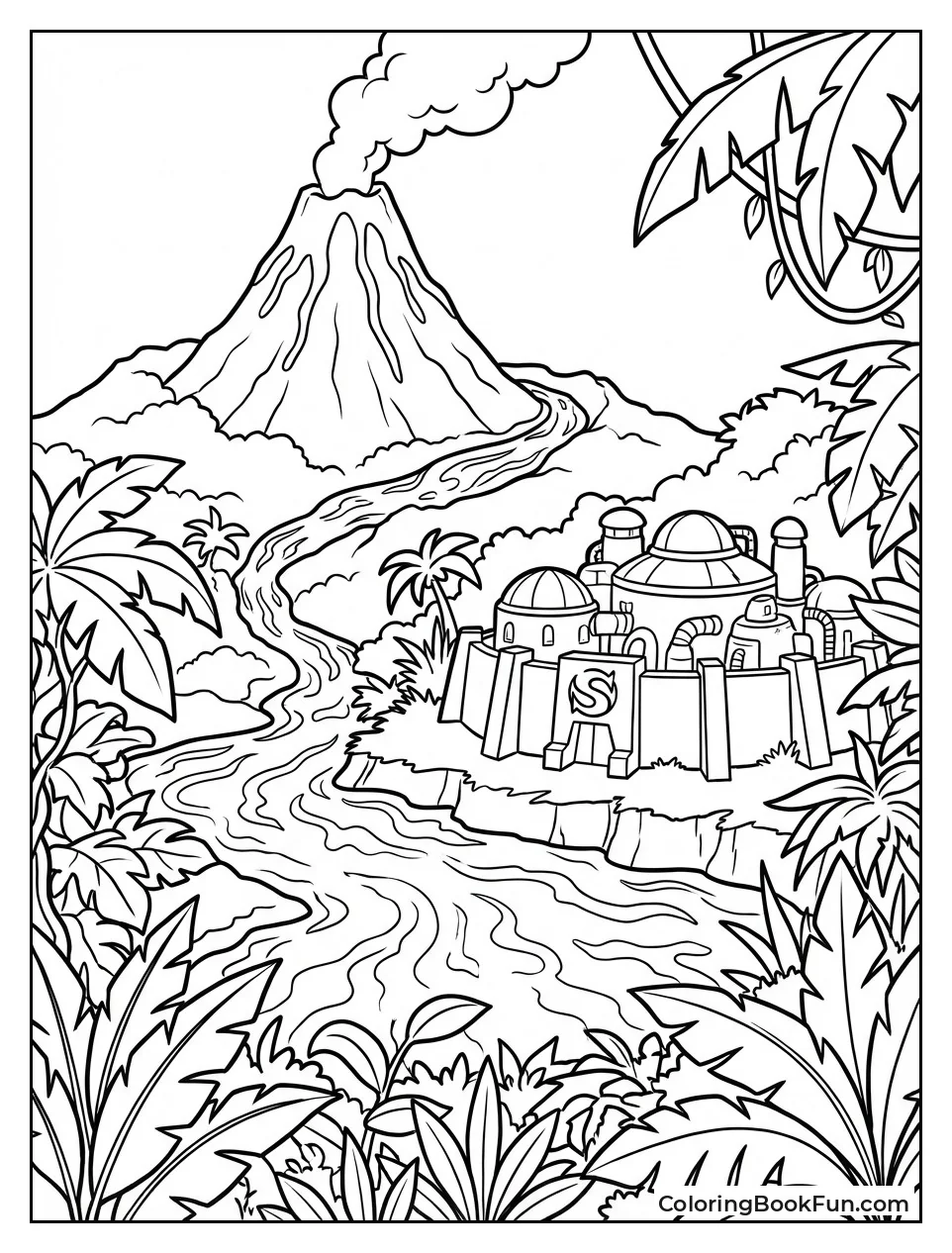 Volcanic Nomanisan Island