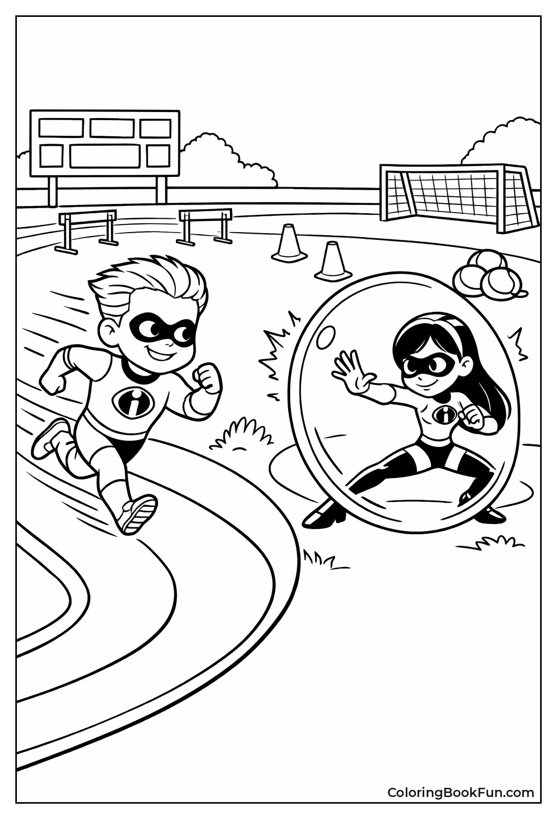 Supers Training on Track