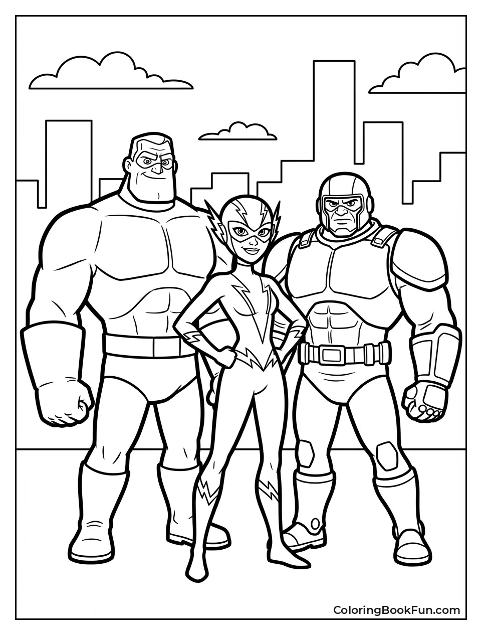 New Supers Team Pose