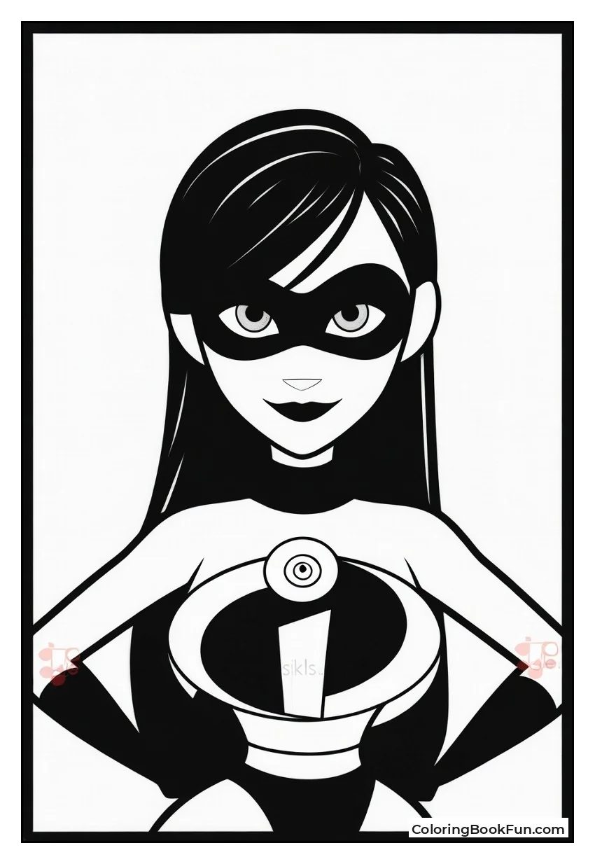 Violet Turns Partially Invisible