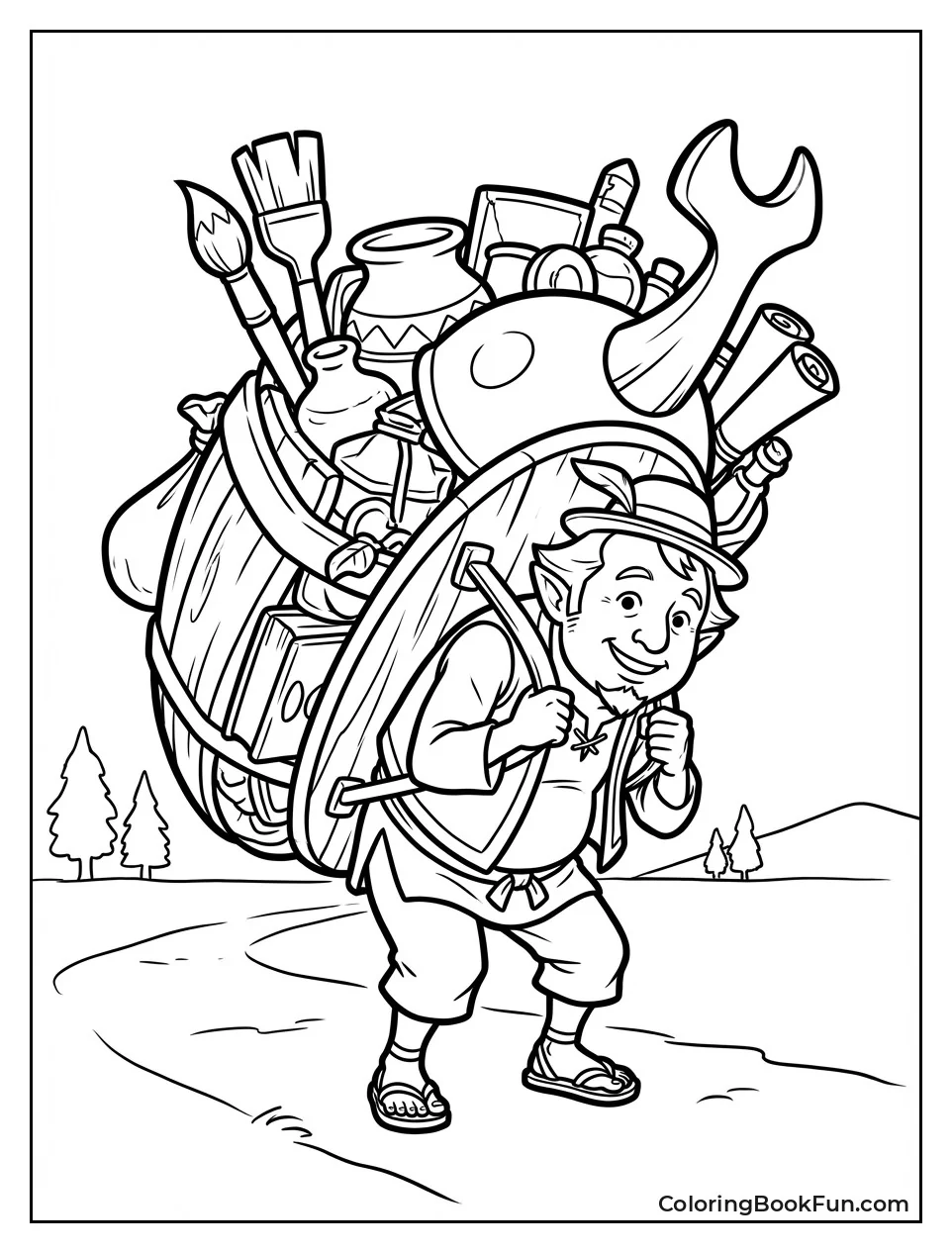 Beedle Carries Beetle Pack