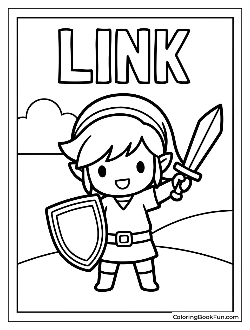 Chibi Link Waves Sword