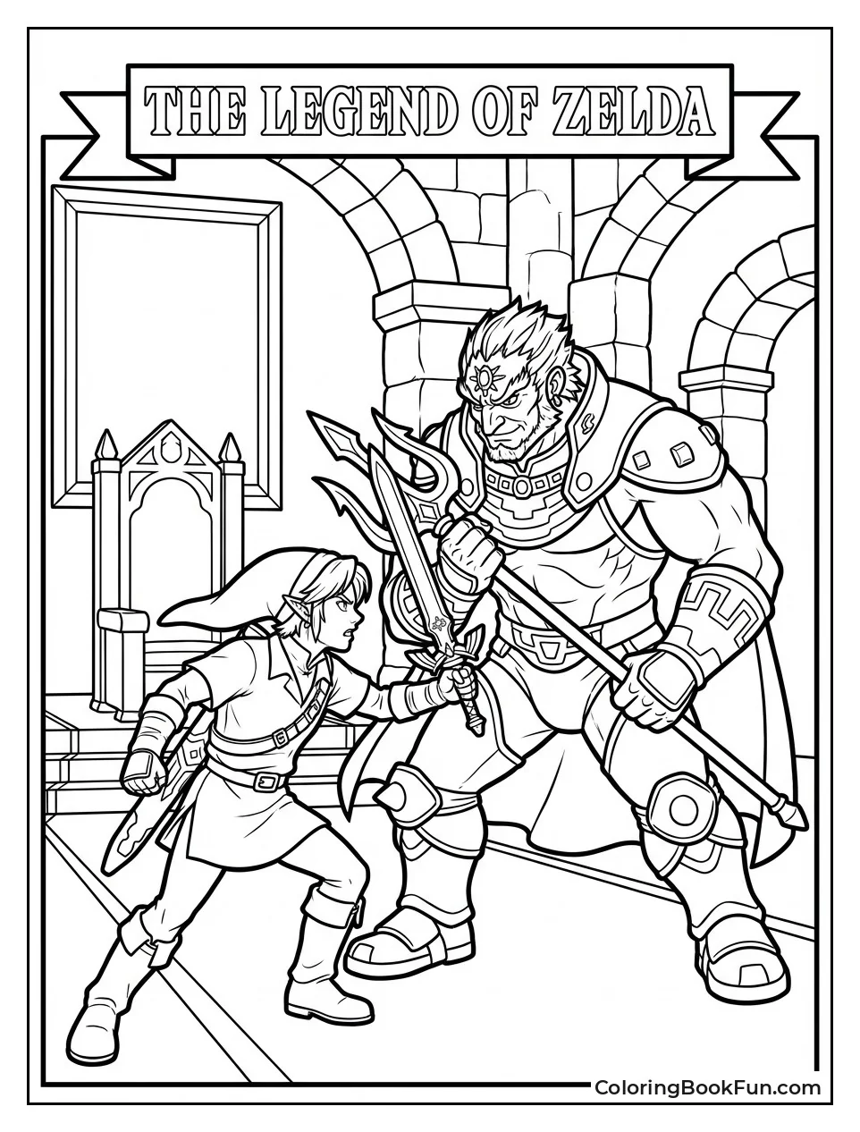 Link Fights Ganon Epic