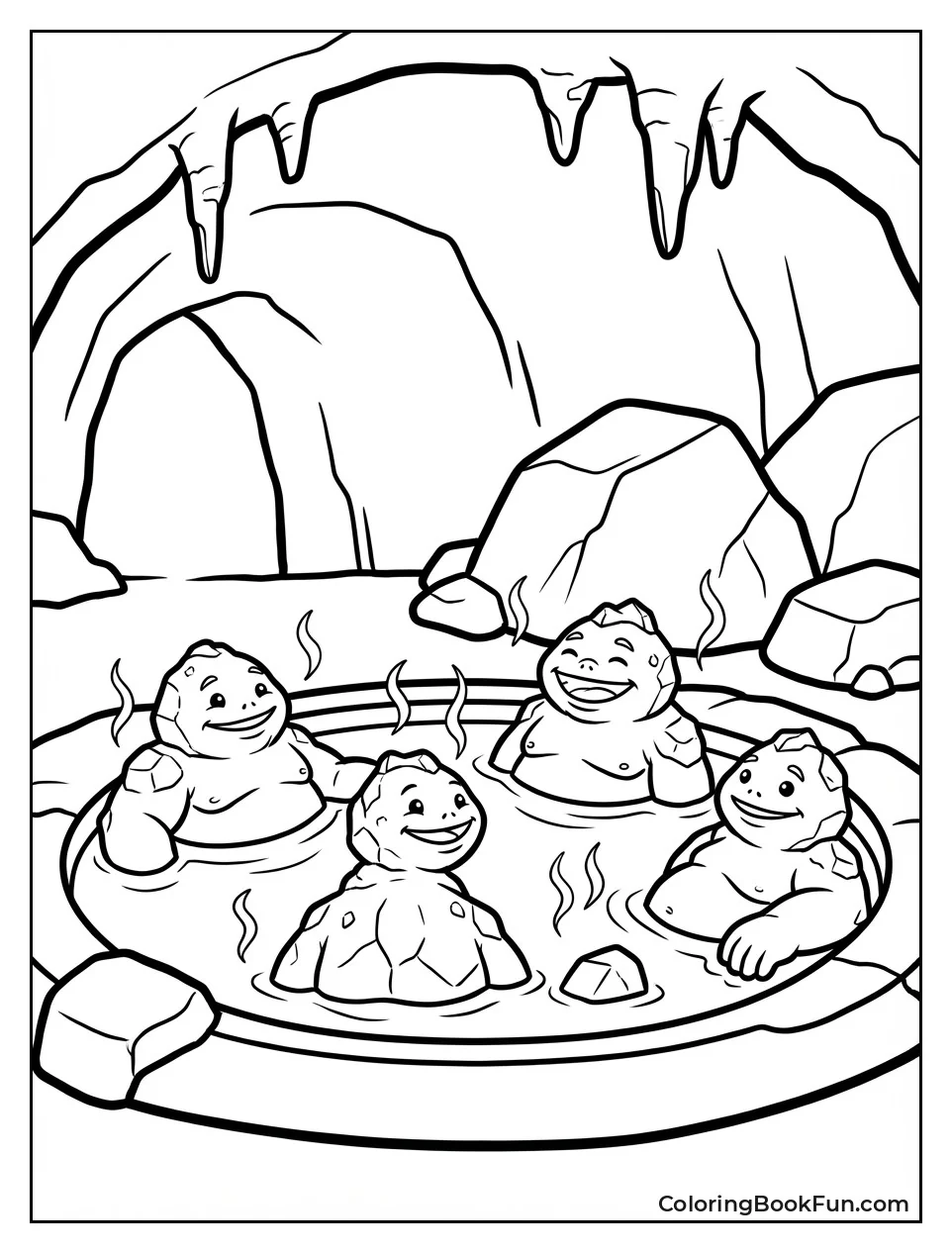 Gorons Soak in Springs