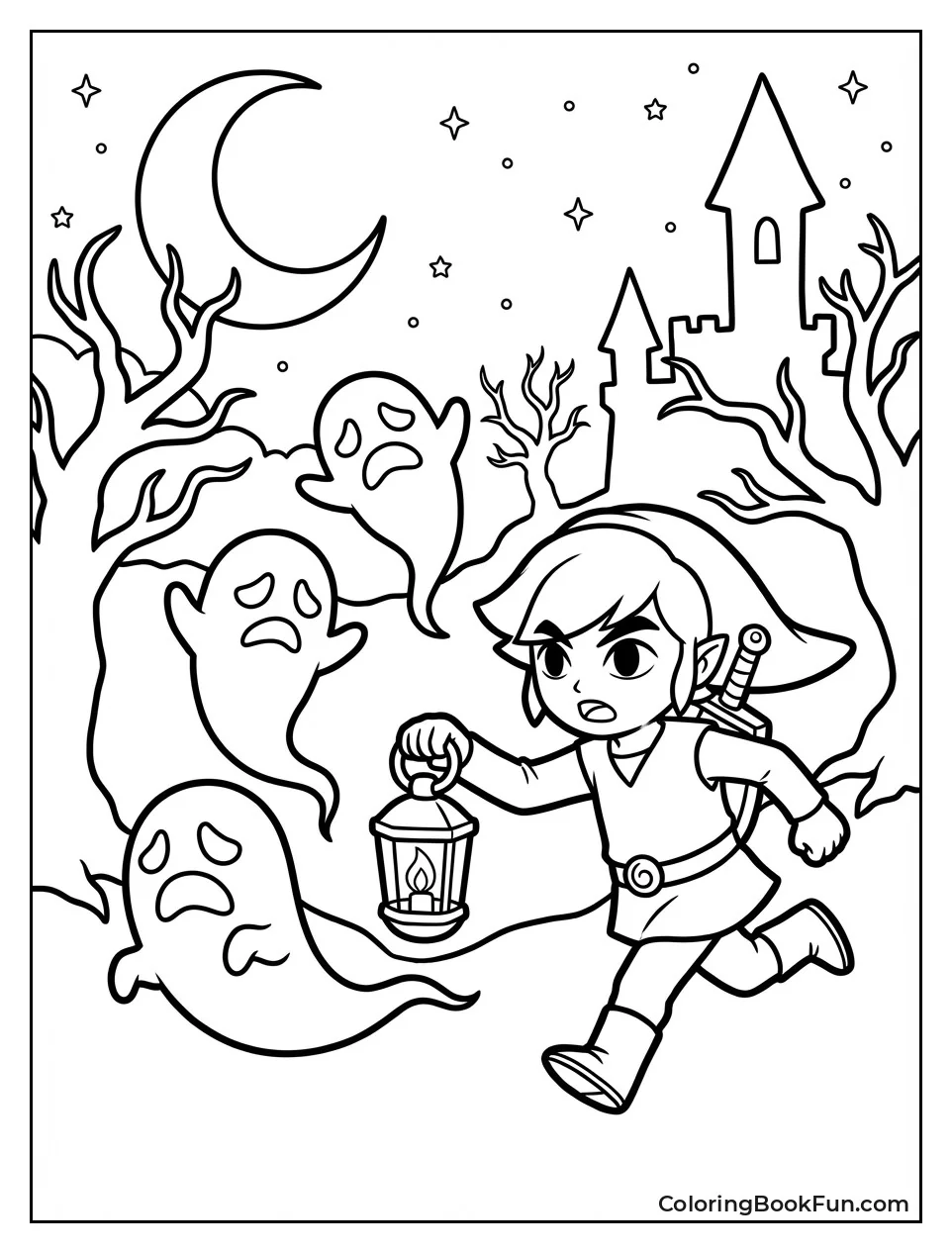 Link Hunts Spooky Poes