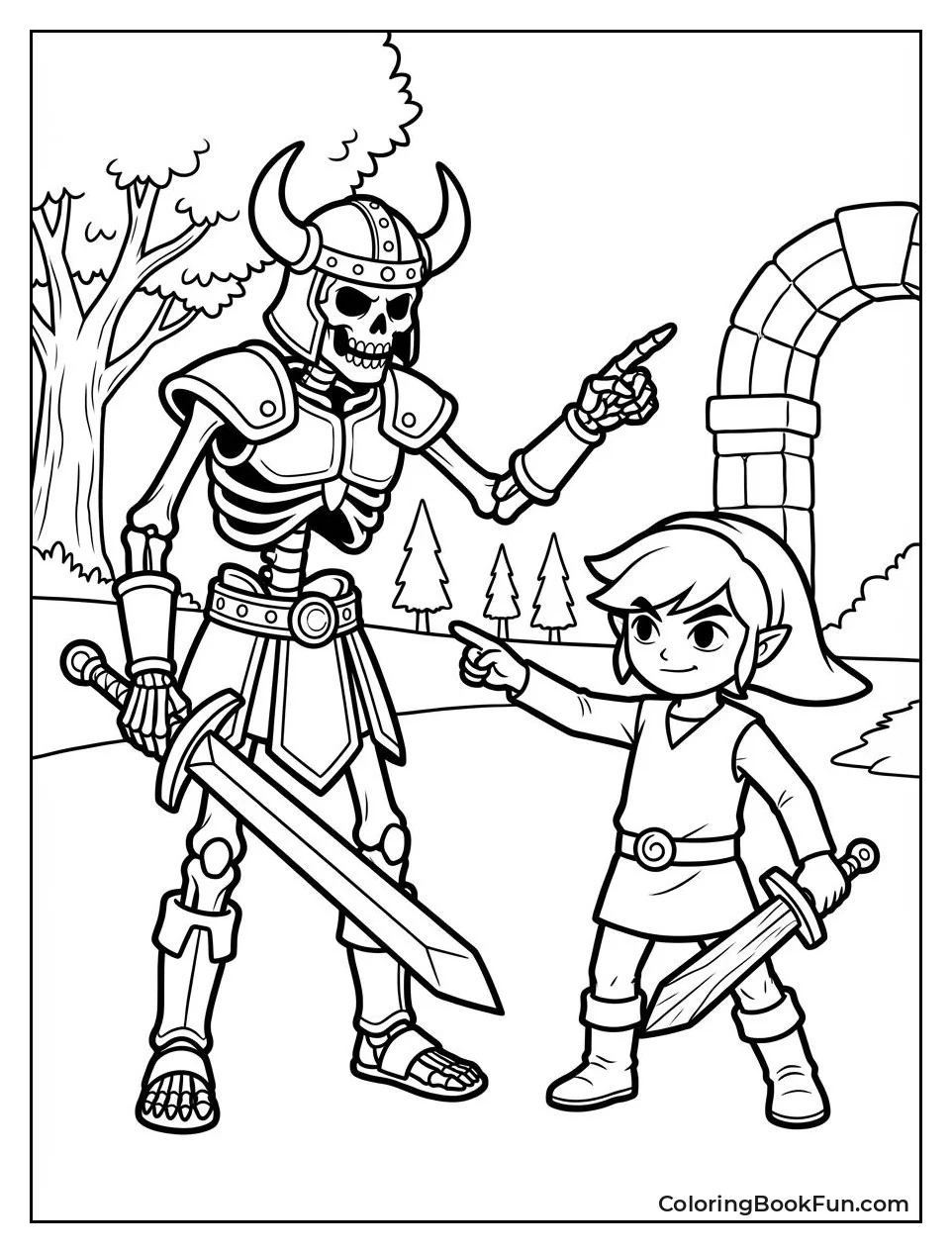 Hero's Shade Teaches Link