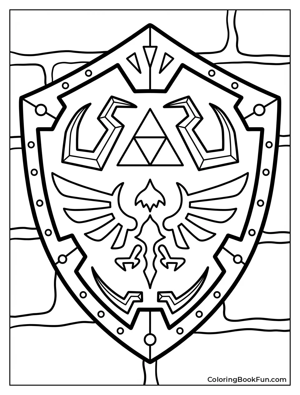 Hylian Shield Shows Crest