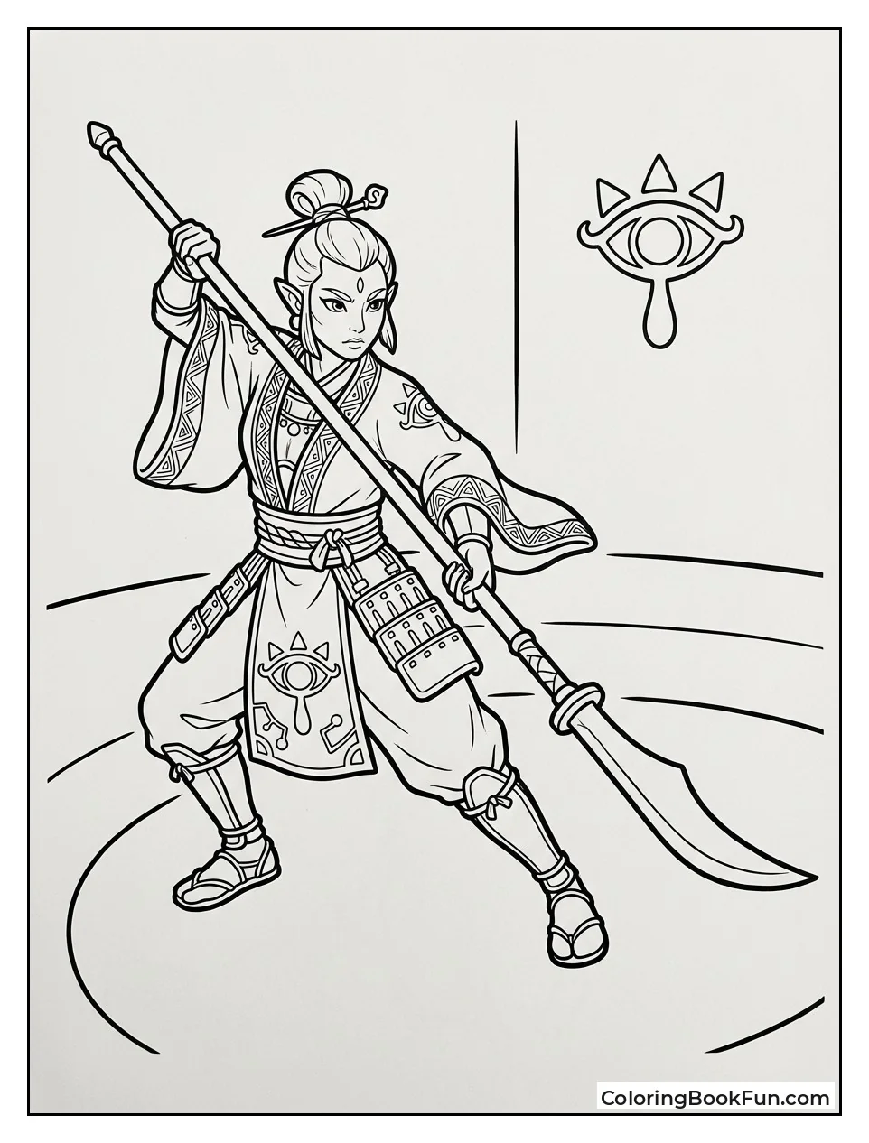 Impa Strikes with Naginata