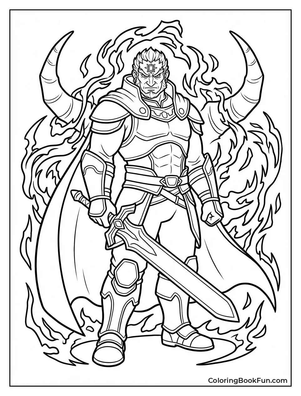 Ganondorf Poses with Magic