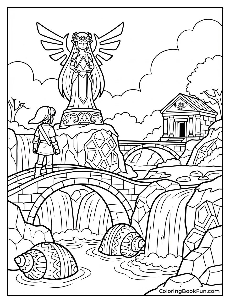 Zora's Domain Flows Blue