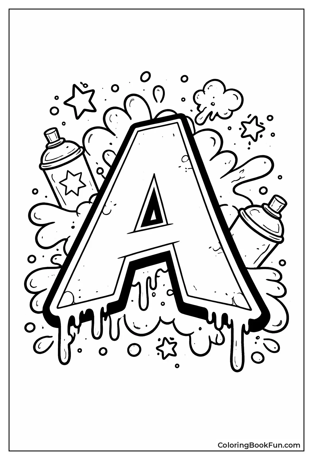 Cool Graffiti Letter A