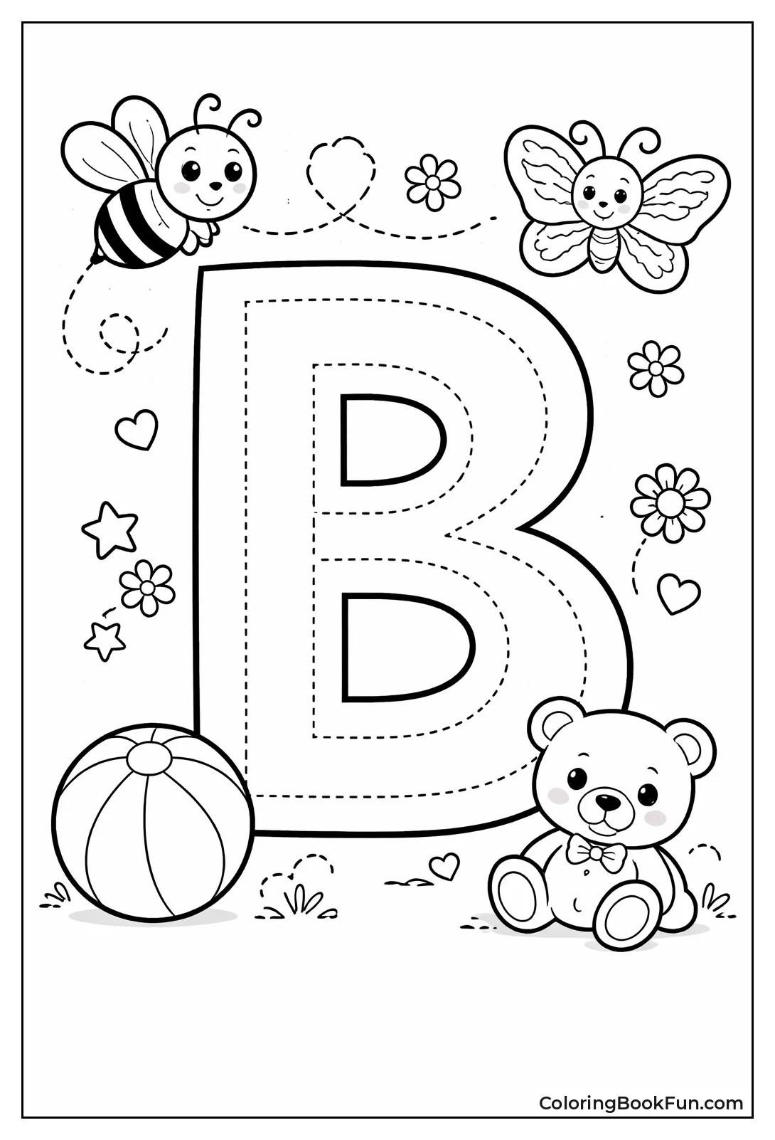 Simple Bold Uppercase B