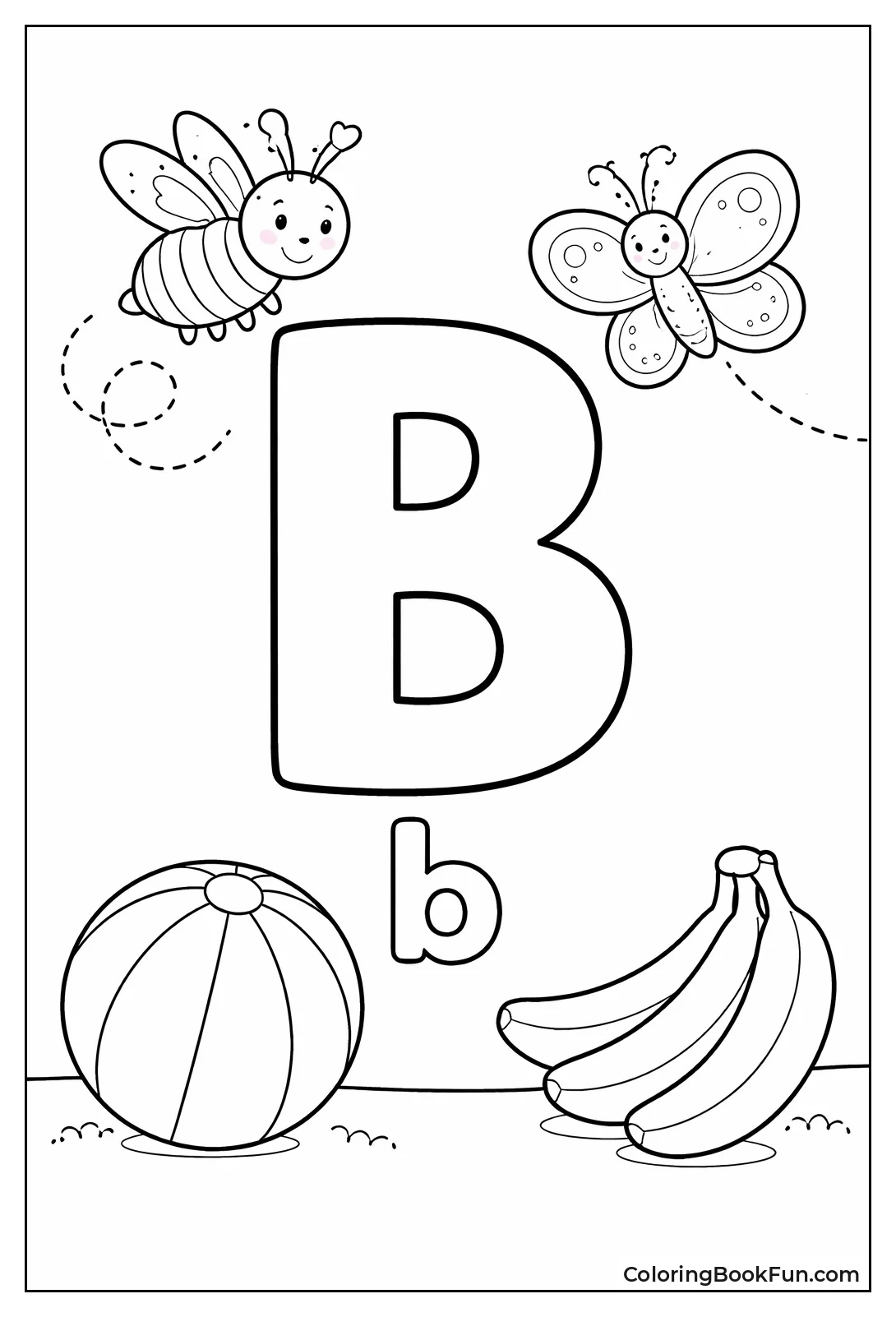 Giant Flashcard Letter B