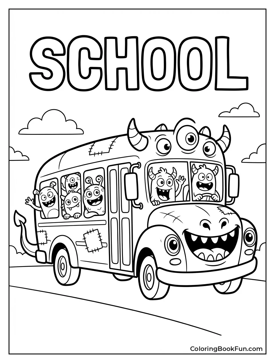 Monster School Bus Drives