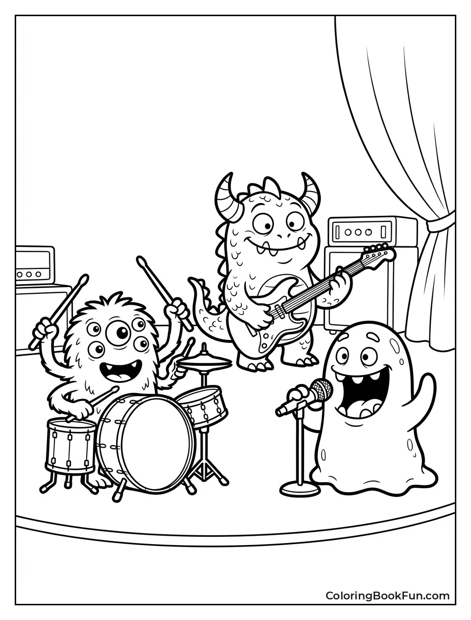 Monster Band Plays Songs