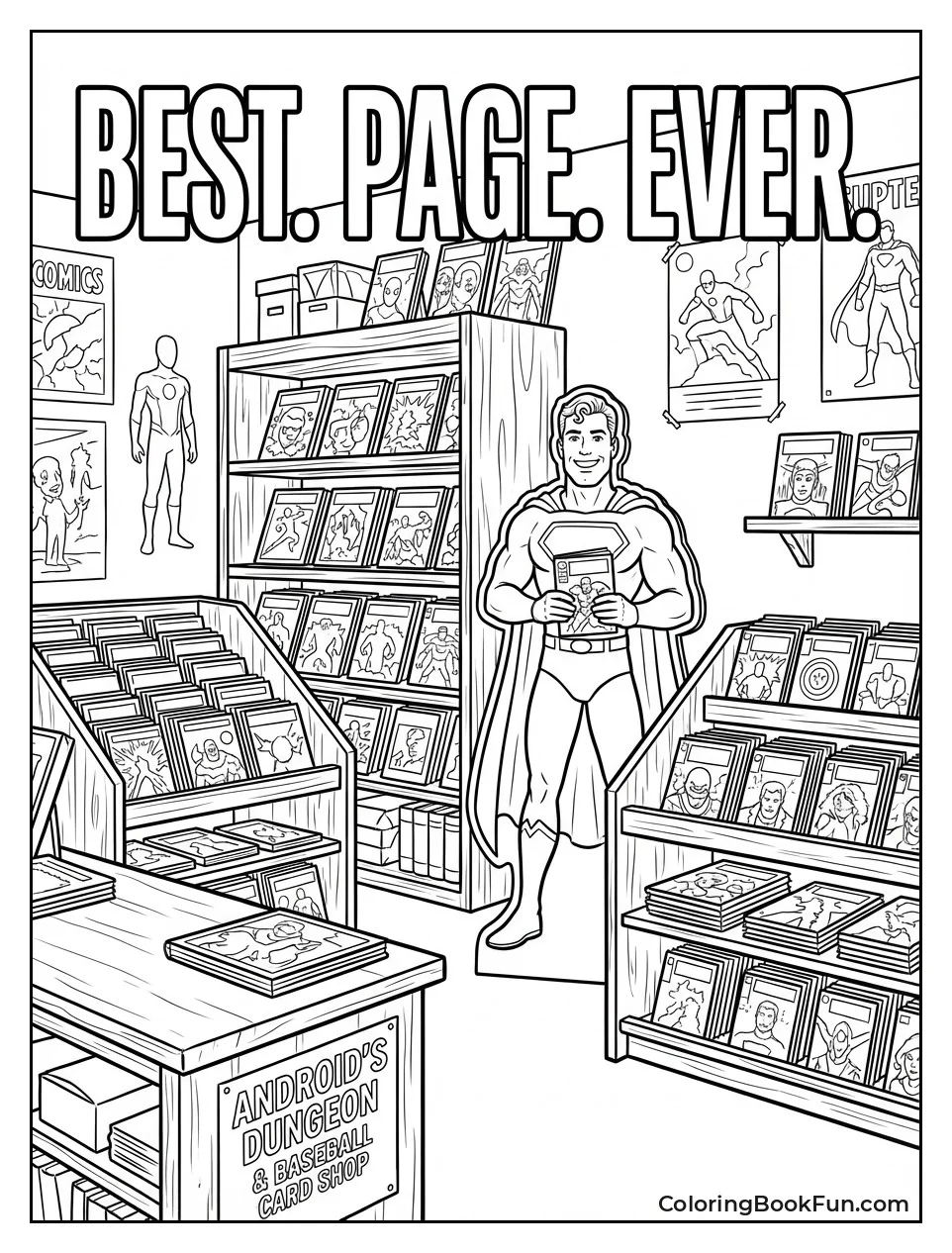 Comics Stack in Android's Dungeon