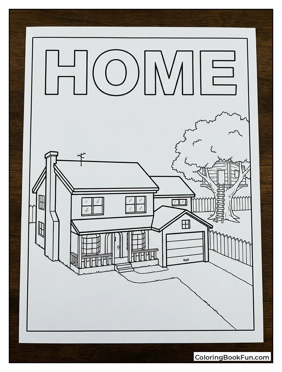 Simpson House Shows Treehouse