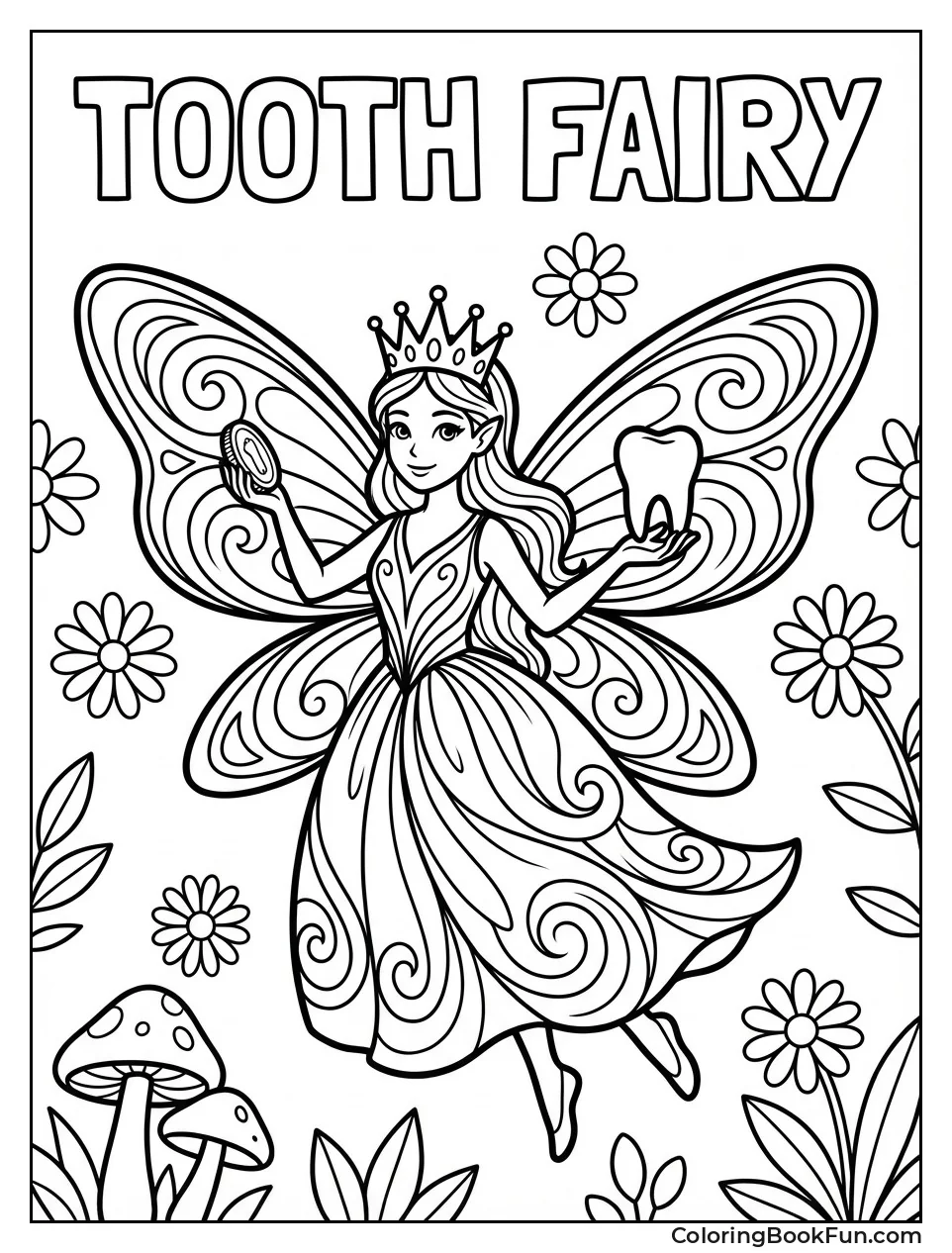 Tooth Fairy with Coin