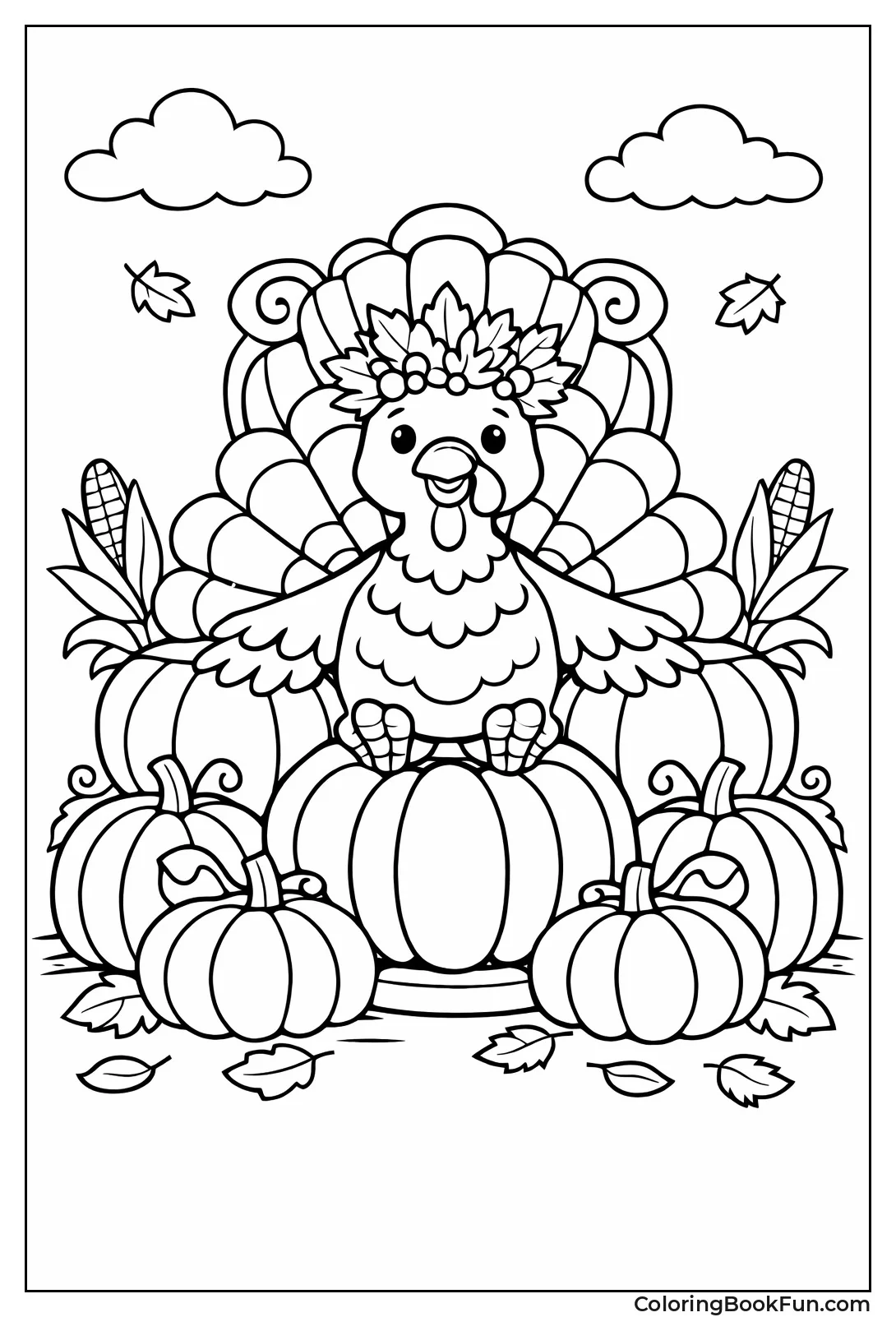 Turkey King on Throne