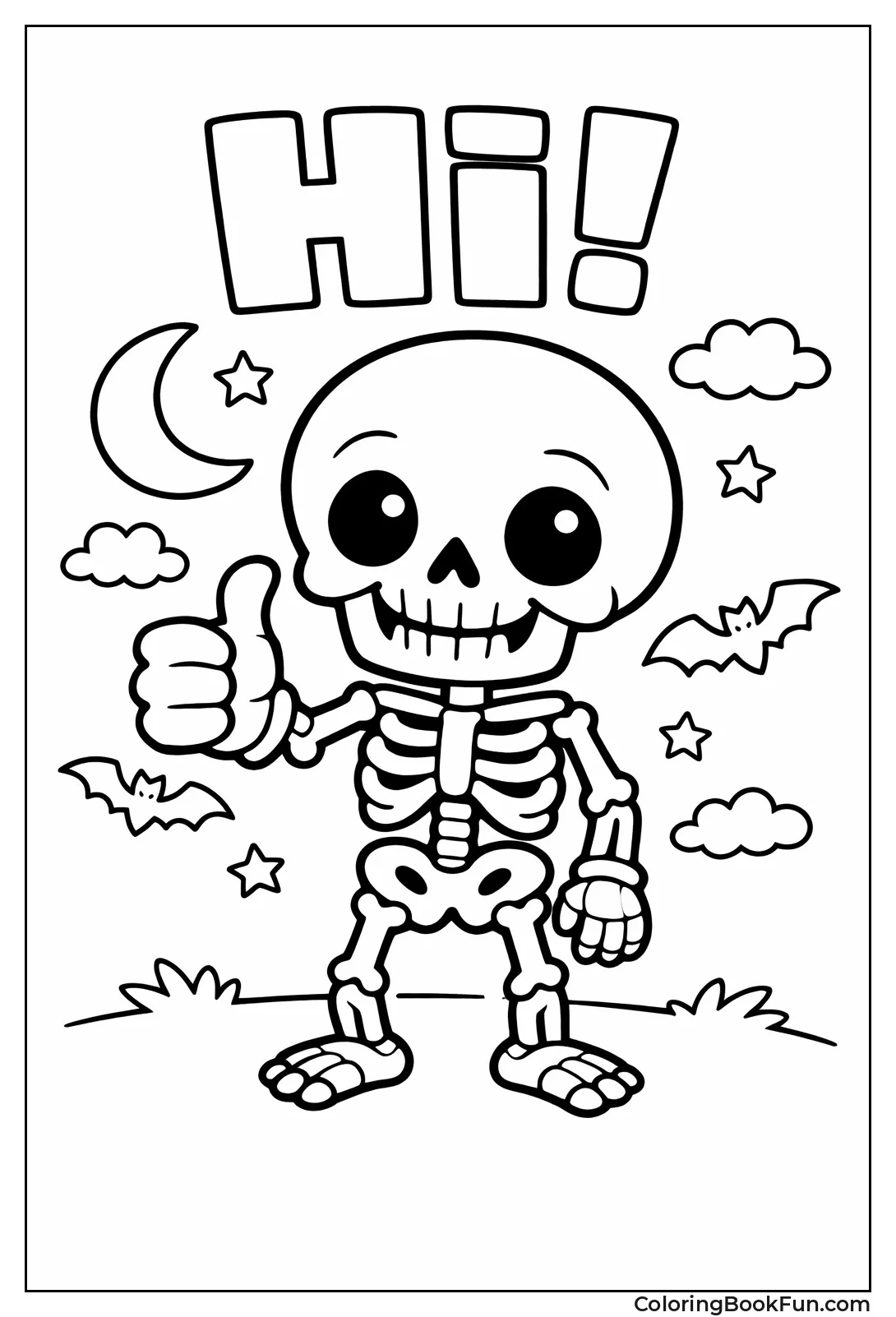Skeleton Giving Thumbs Up