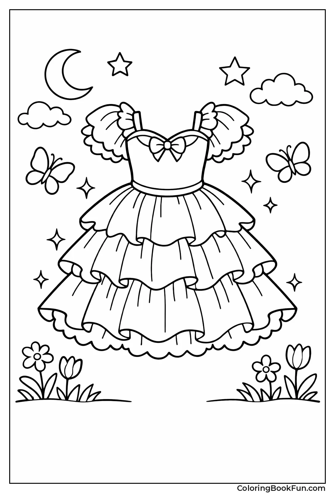 Tiered Tulle Whimsical Dress