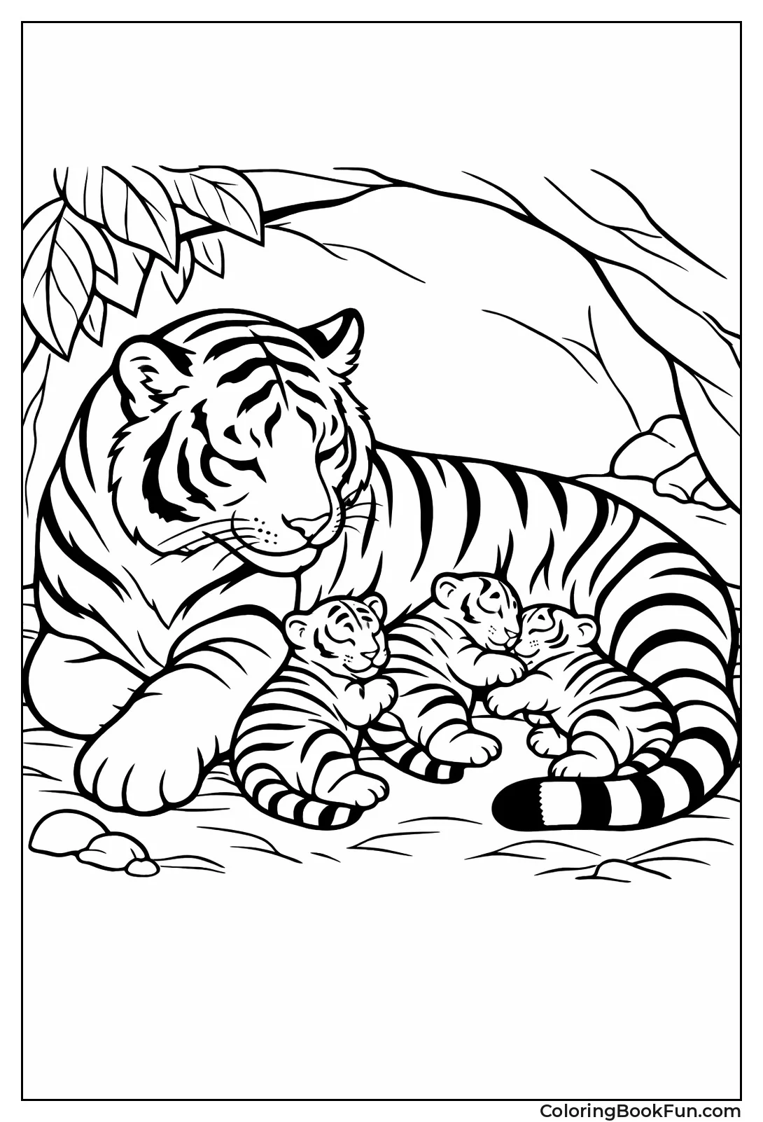 Nursing Mother Tiger
