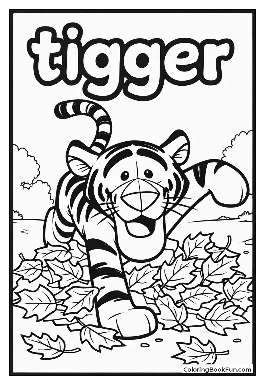 Autumn Leaf Pile Dive