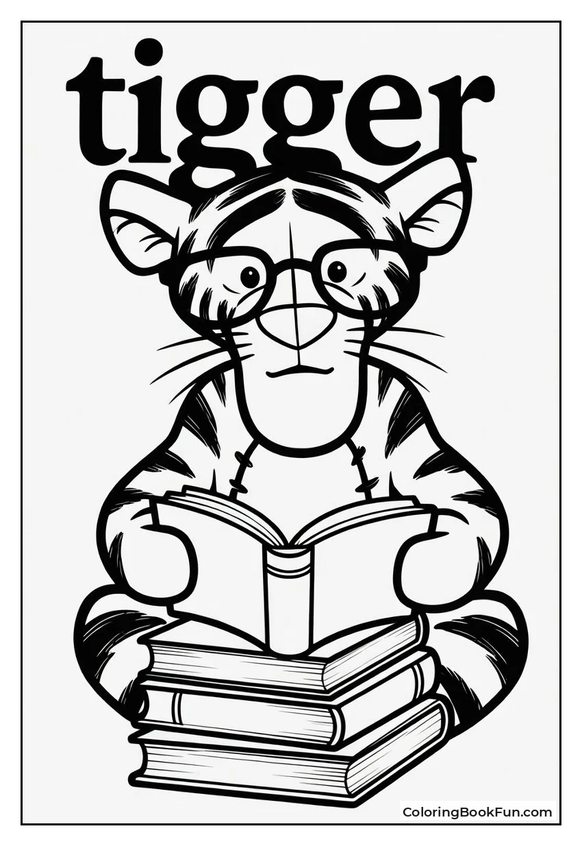 Tigger Reading Books