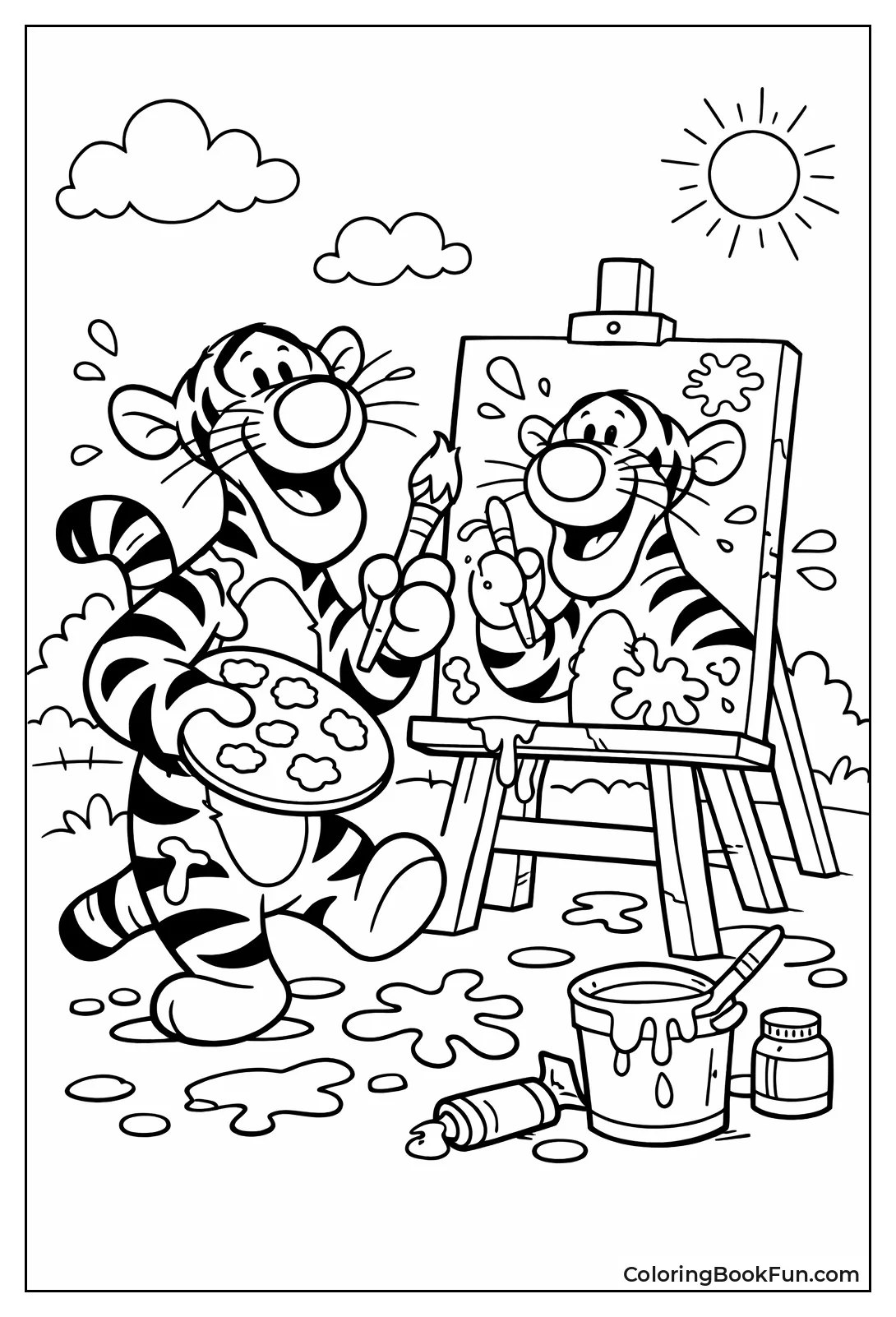 Tigger's Artist Studio