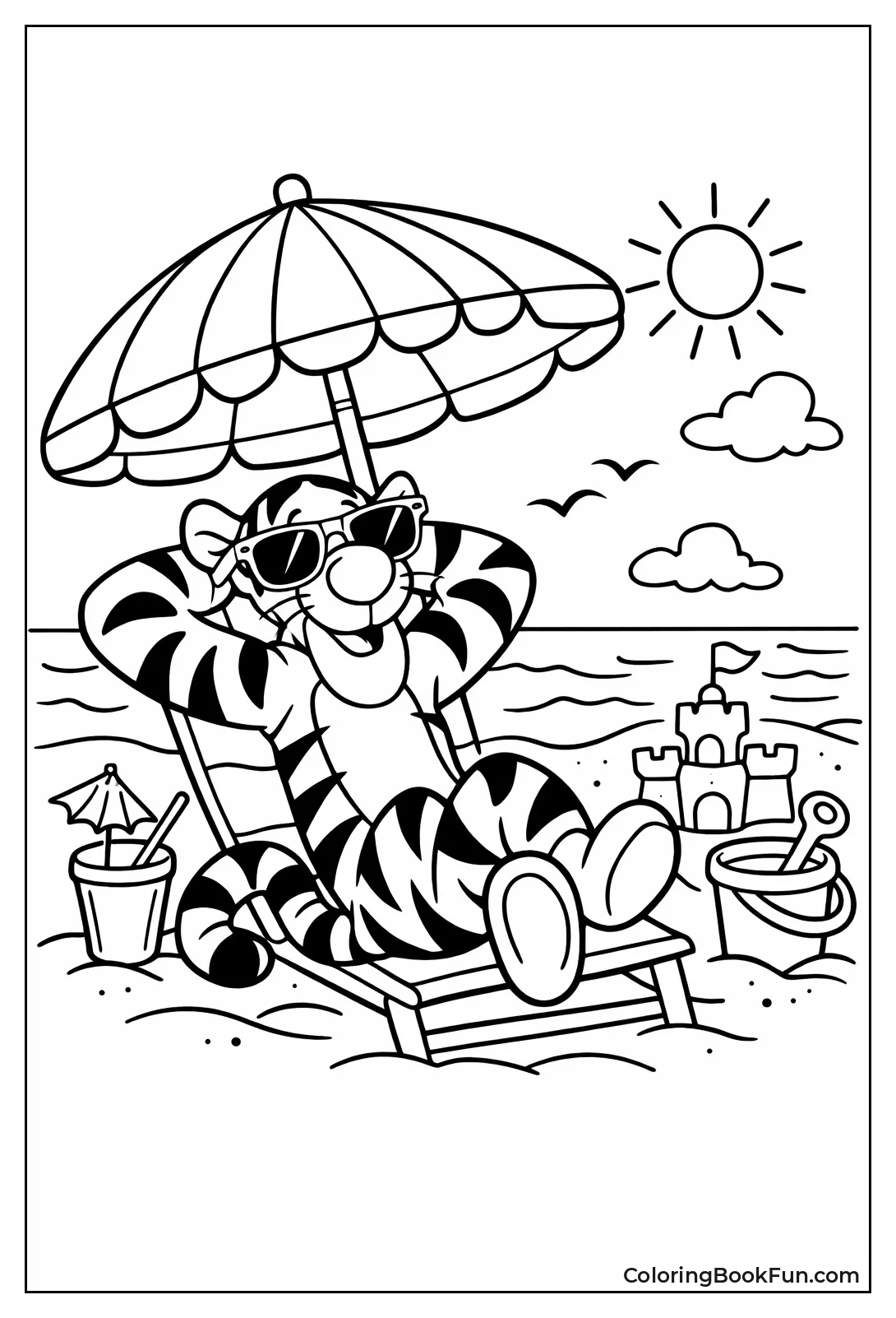 Tigger's Summer Beach Day