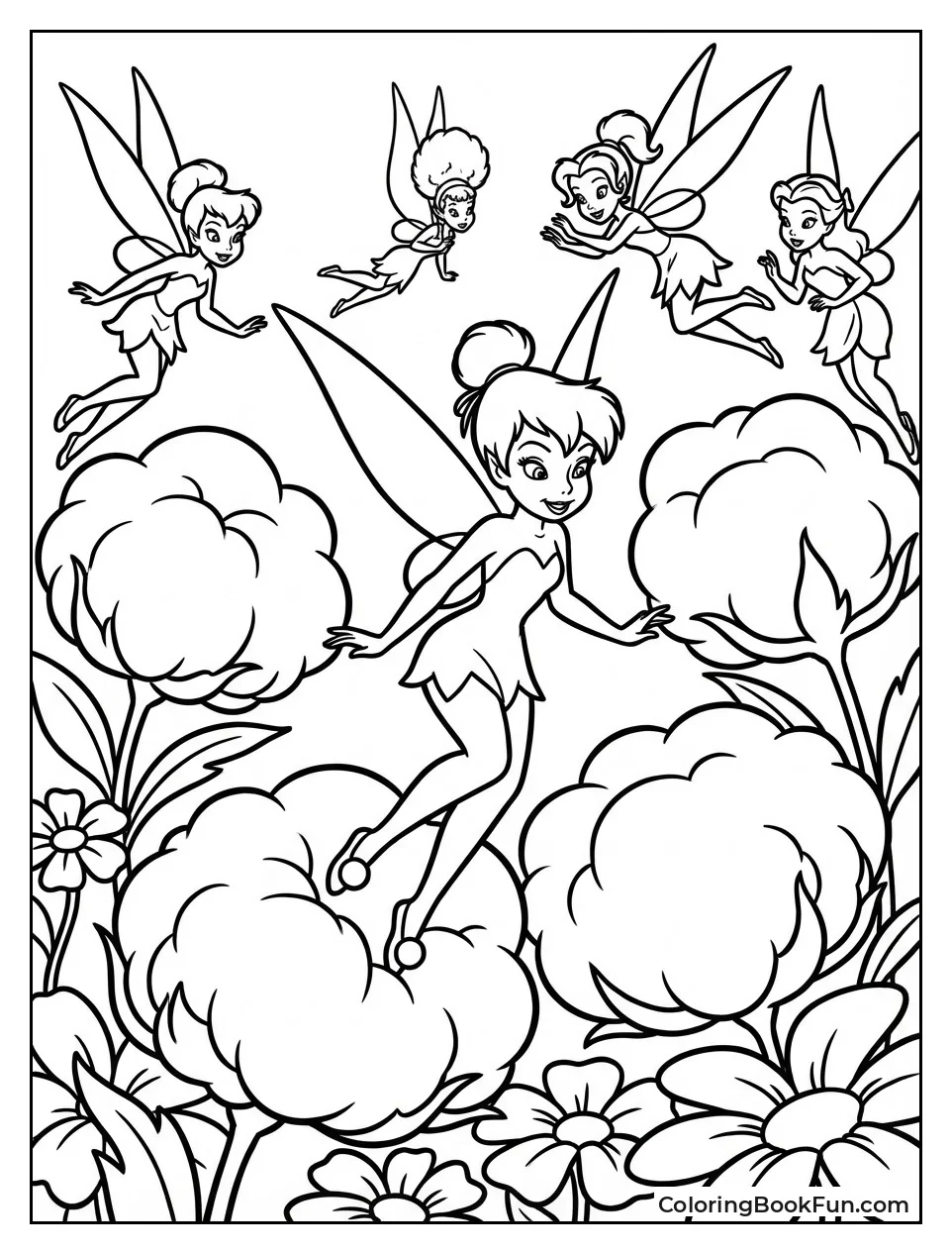 Fairies Bouncing Cottonpuff Fields