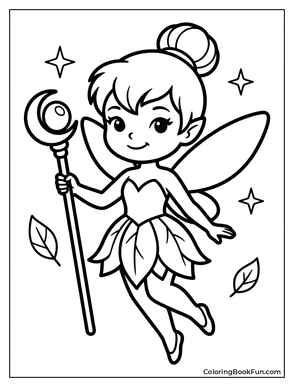 Tinkerbell Holding Moonstone Scepter