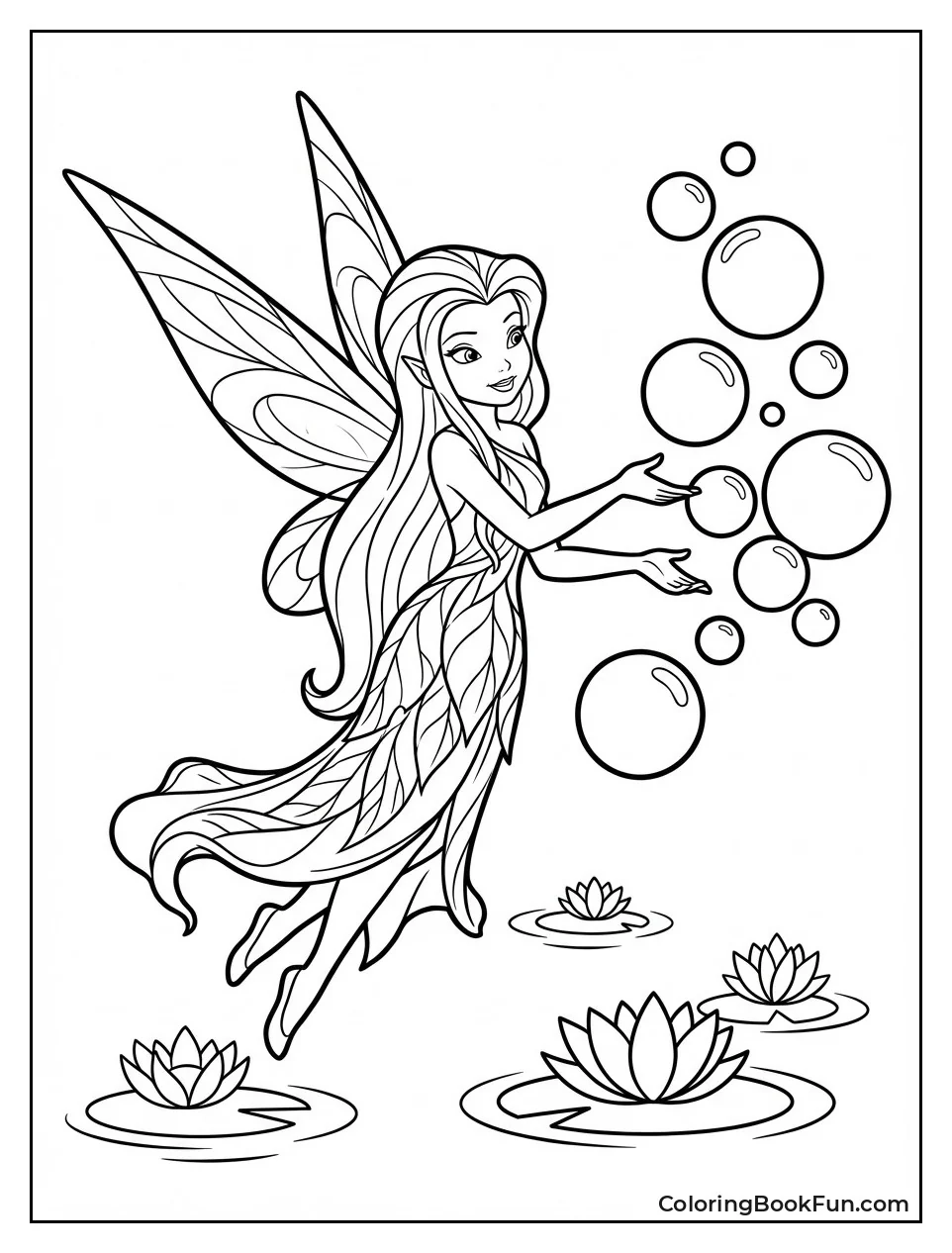 Silvermist Moving Water Bubbles