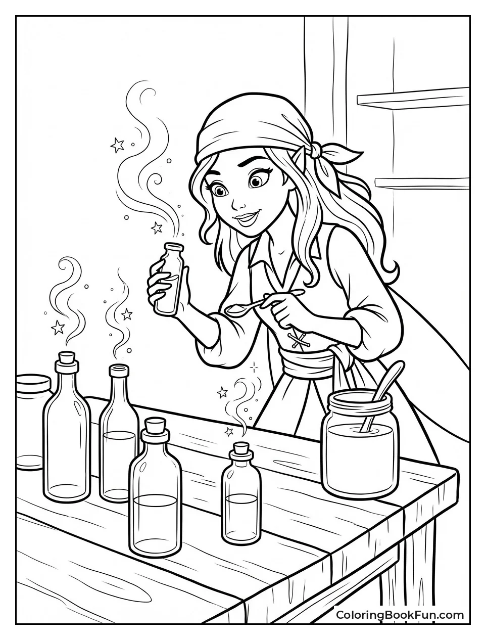 Zarina Mixing Pixie Dust