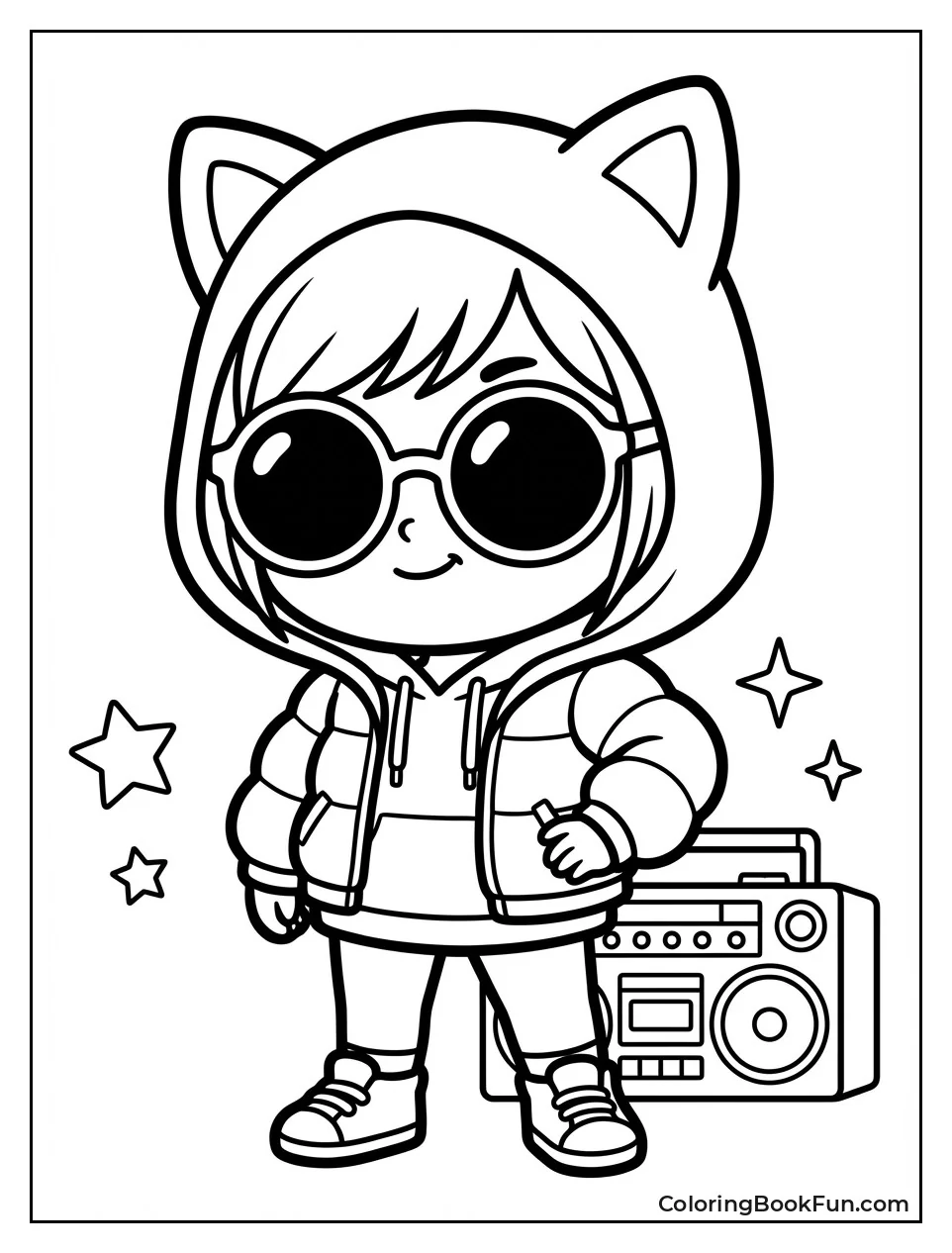 Tiny Cartoon Baddie Waves