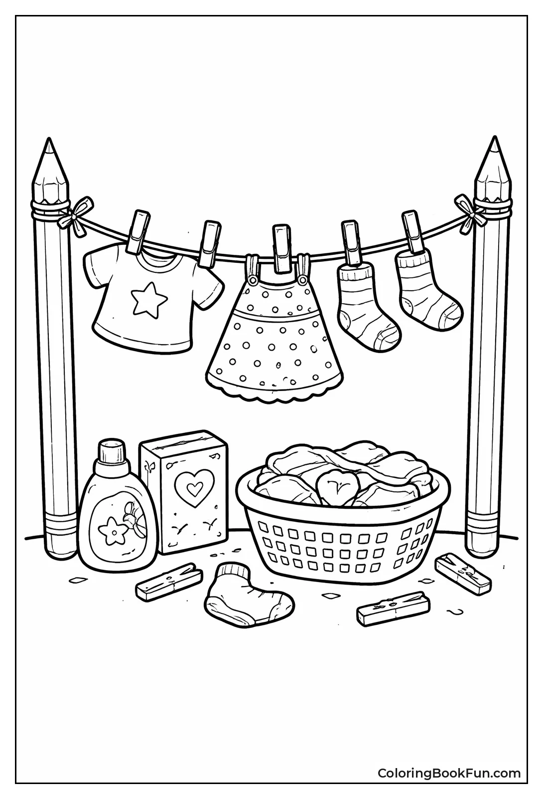 Doll Clothes on Tiny Line