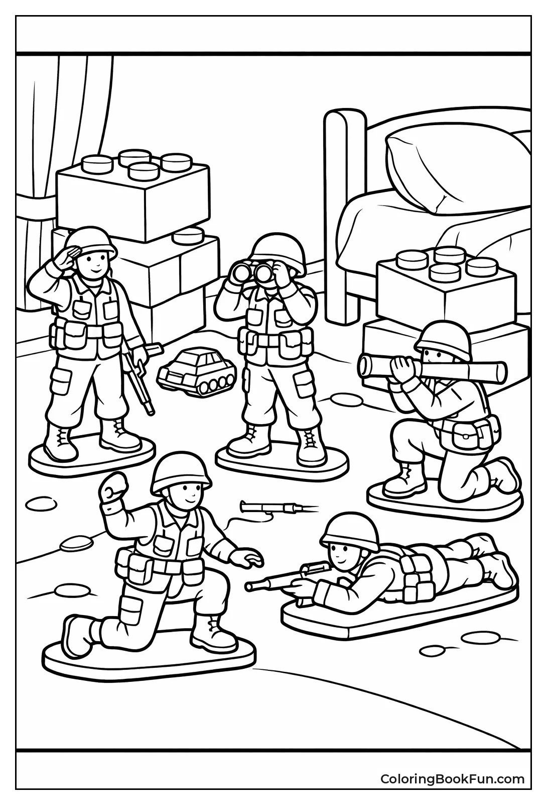 Tiny Toy Soldiers Pose