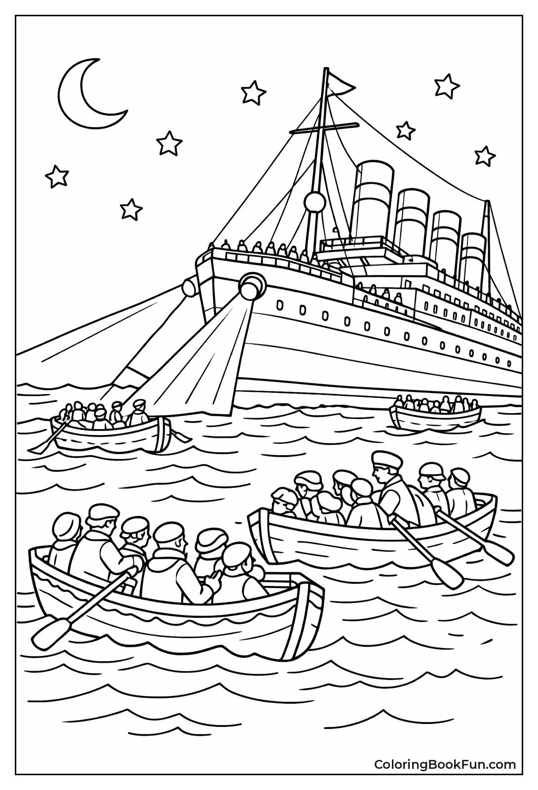 Lifeboats to Carpathia