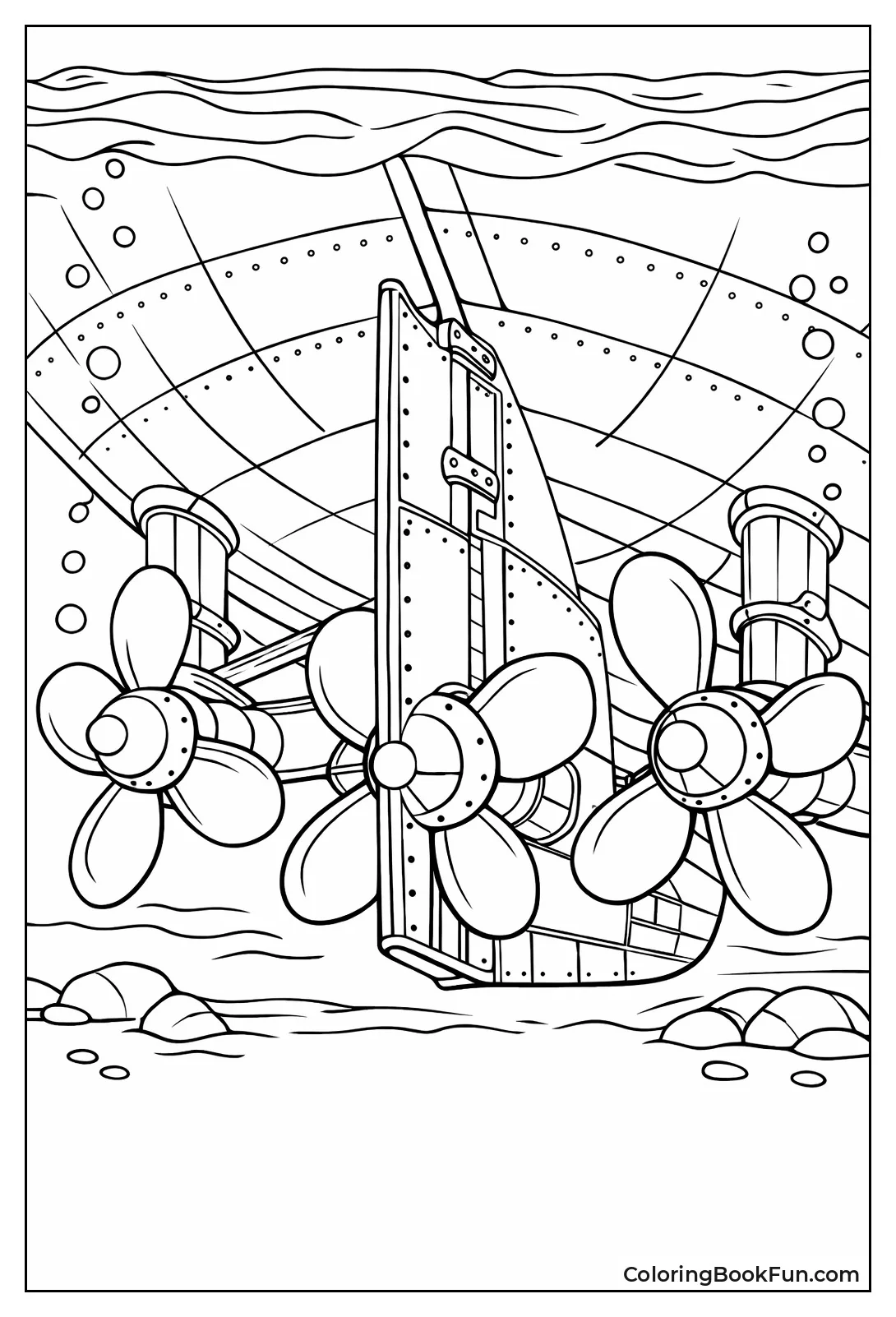 Massive Underwater Propellers