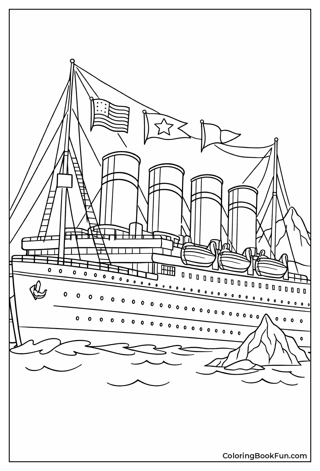 Four Iconic Ship Funnels